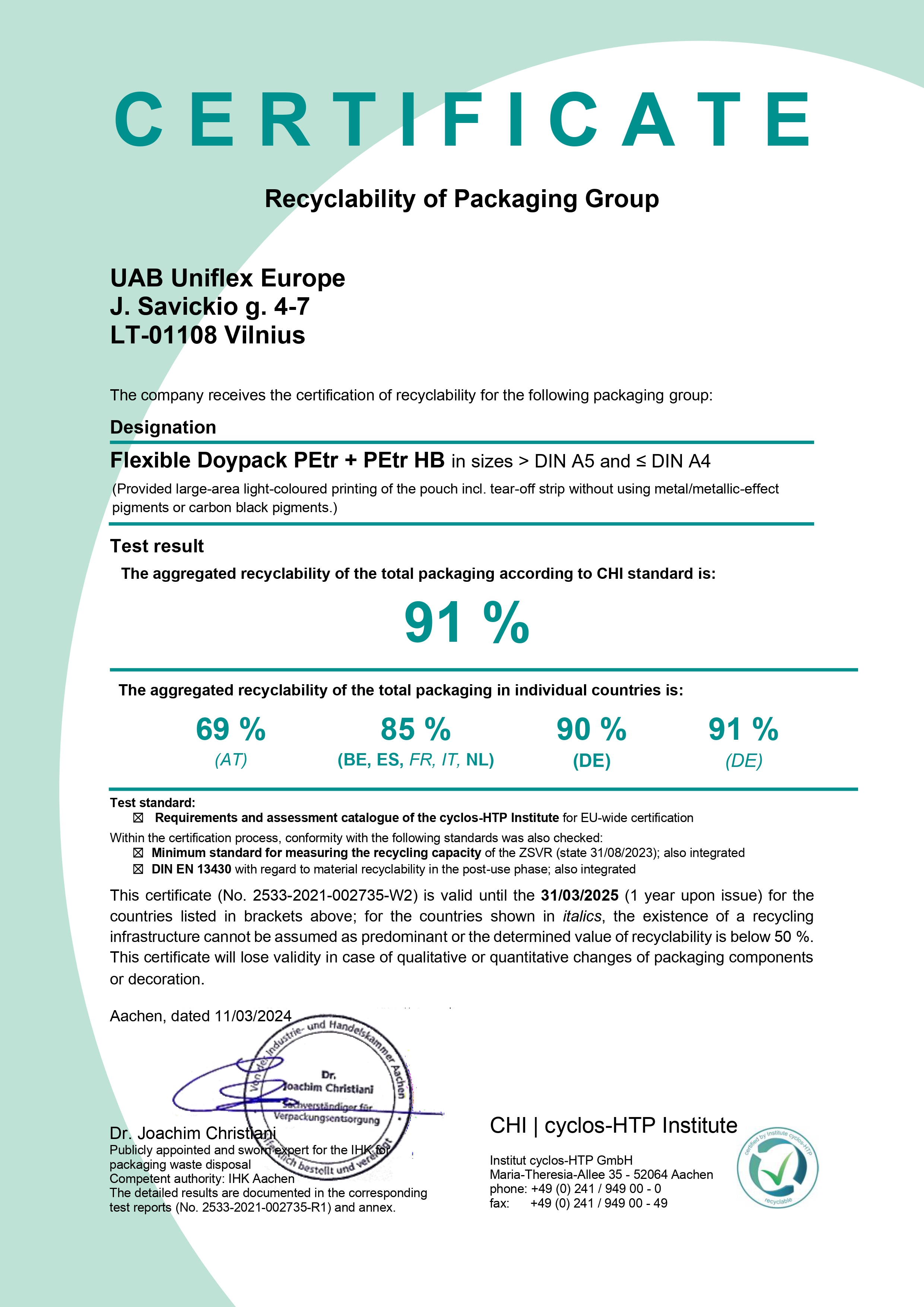 Recyclable flexible packaging - 6