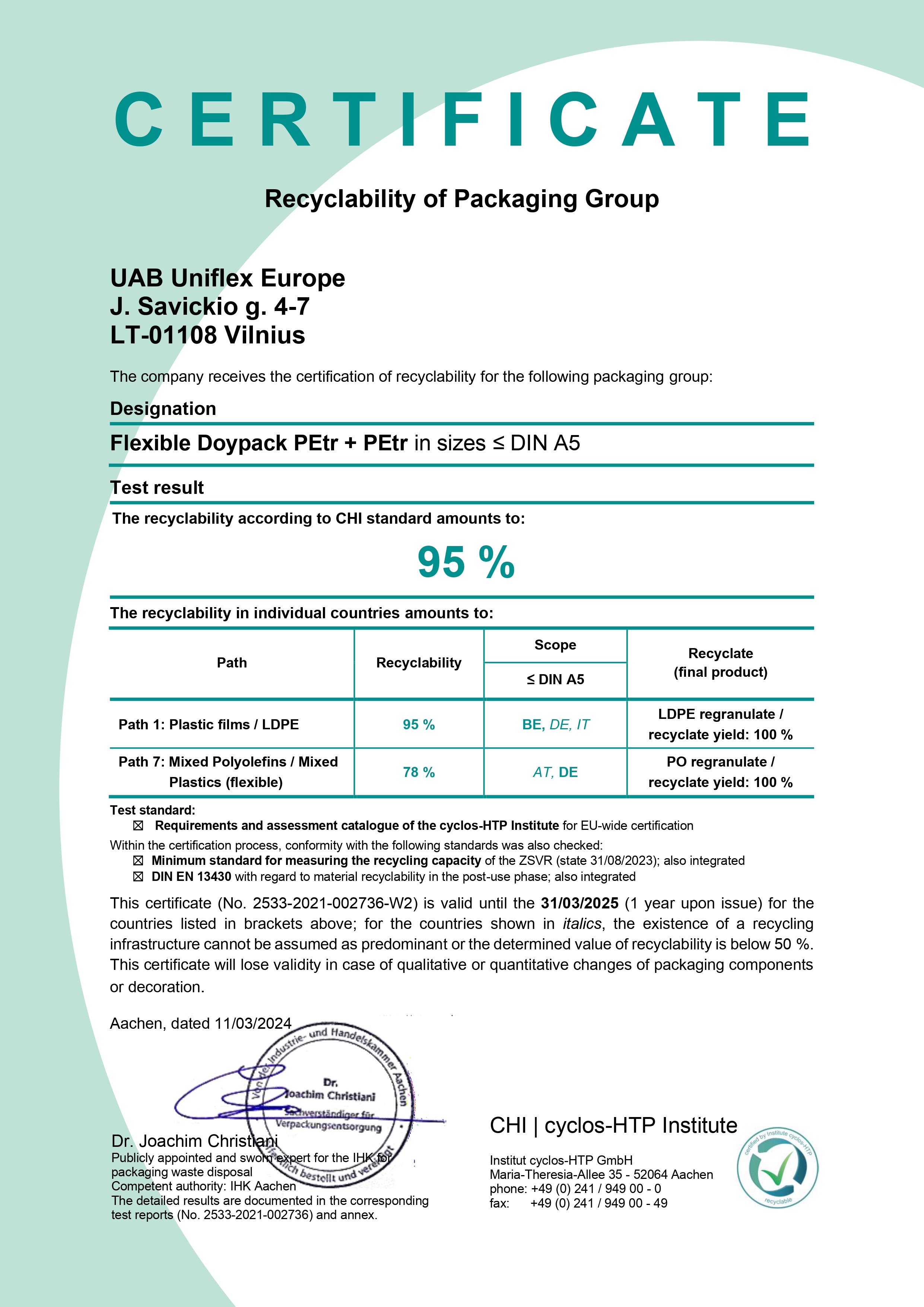 Recyclable flexible packaging - 8