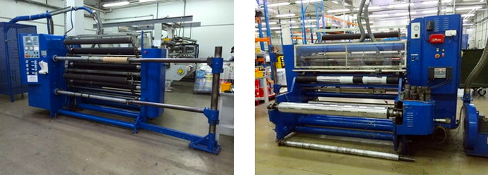 Bobbin cutting machine SPLITTER REWINDER B87