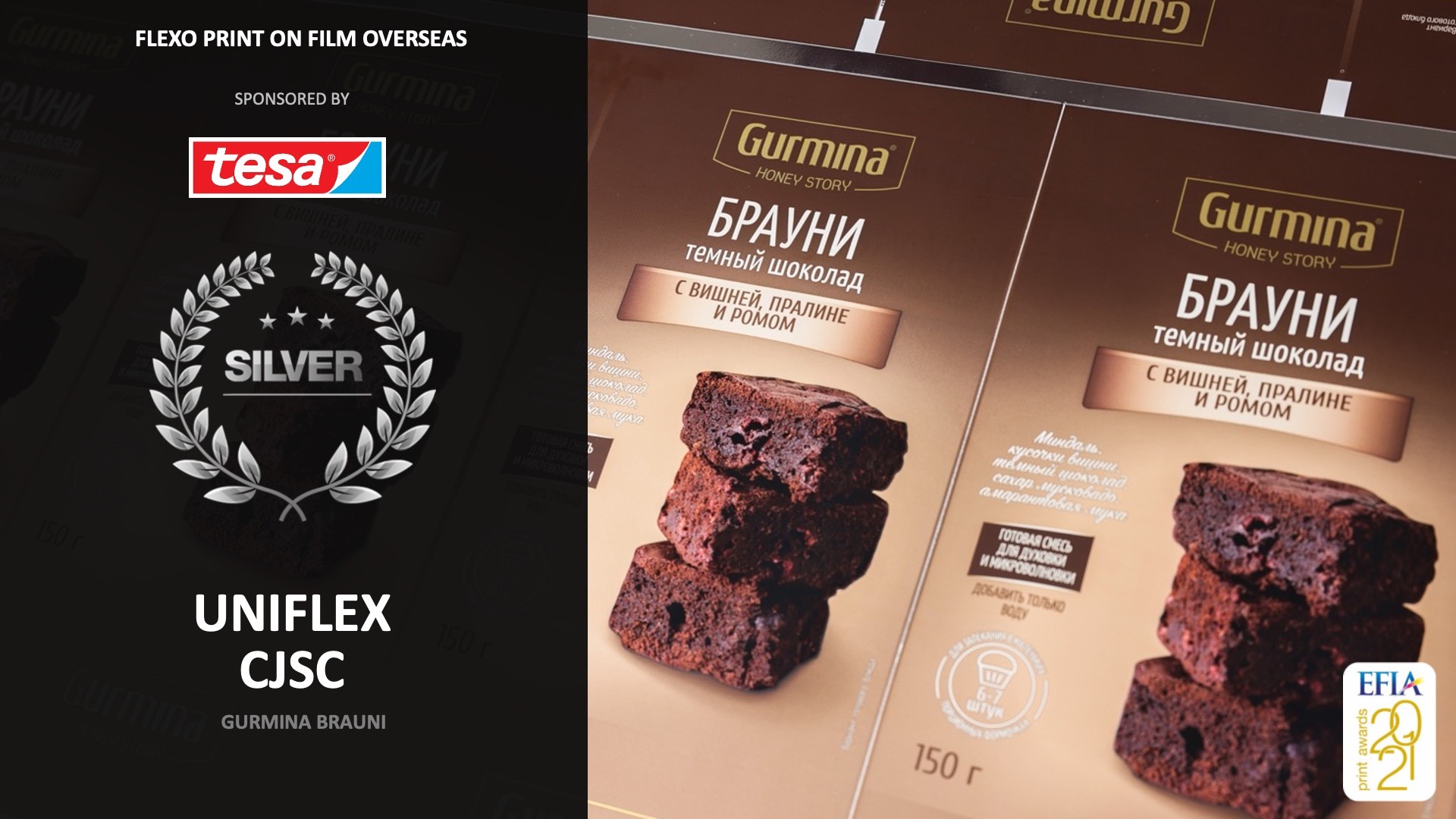 Printing company Uniflex wins awards in the international printing competition EFIA Print Awards 6 time in a row - 2