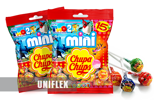 Chupa-chups roll packaging