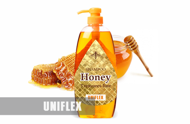 Uniflex shampoo self-adhesive labels