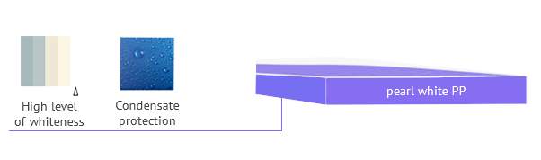 A porous and light composite, optimal as a single-layer packaging solution for ice cream