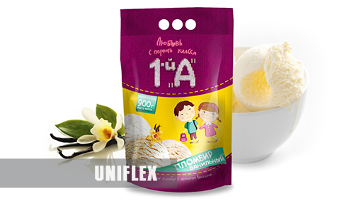 Ice cream – stand up pouch