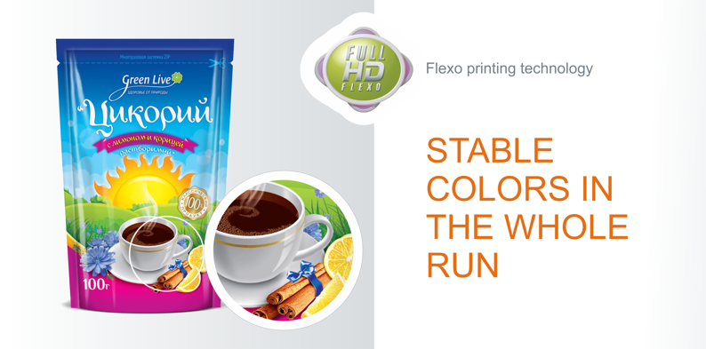 Flexo printing for flexible packages and self-adhesive labels