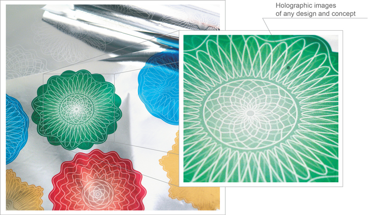Metalflex hologram creation